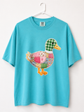 Duck Faux Patchwork Tee