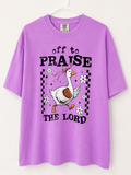 Off to Praise the Lord Tee
